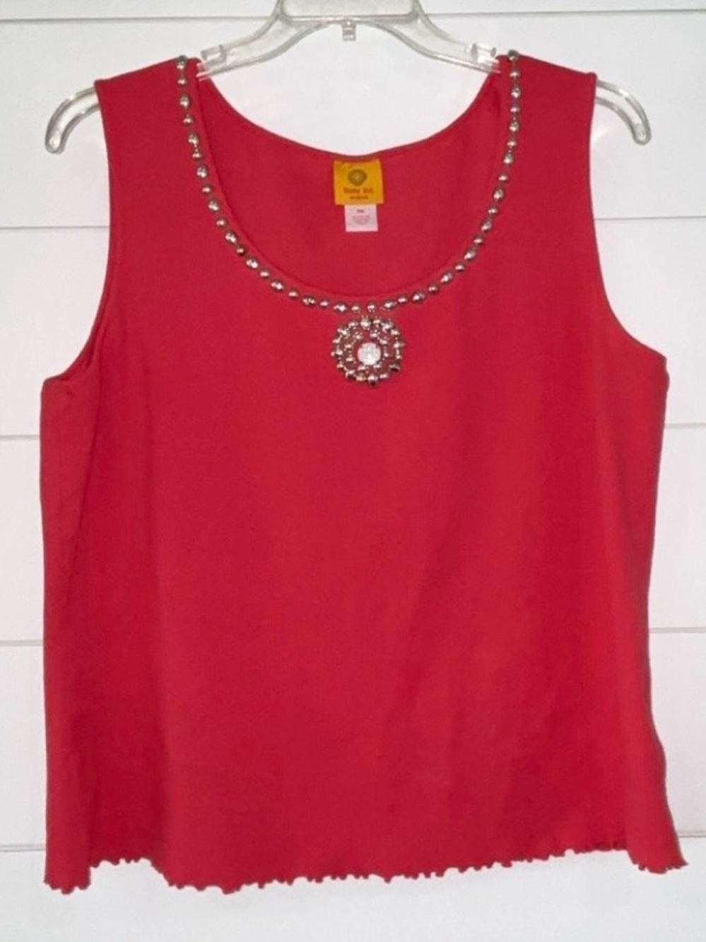 Women’s Ruby Road Embellished Sleeveless Top